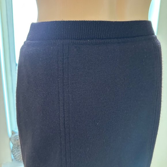 Dana Buchman|Womens|Woven Pencil Skirt|Small|Brown|100% Extra Fine Merino Wool - Picture 7 of 16